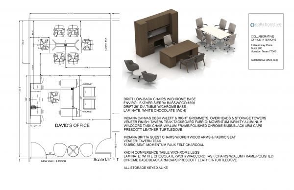 example of an office space plan