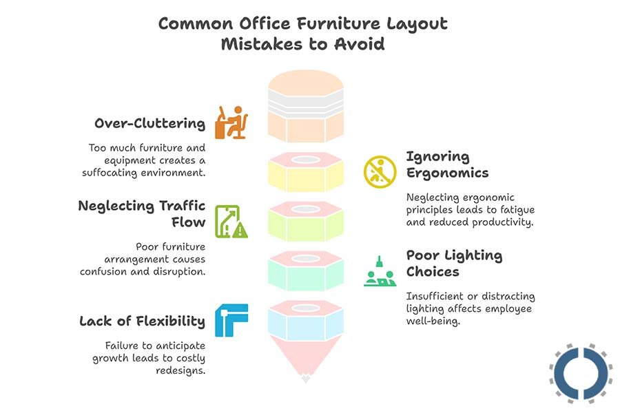 Common Office Furniture Layout Mistakes to Avoid
