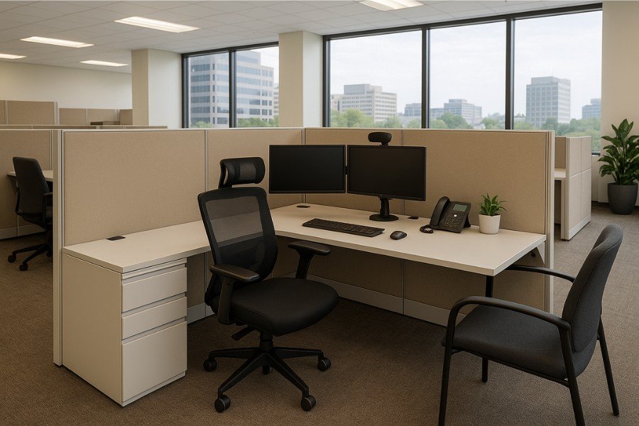 Private Office Cubicles in the office
