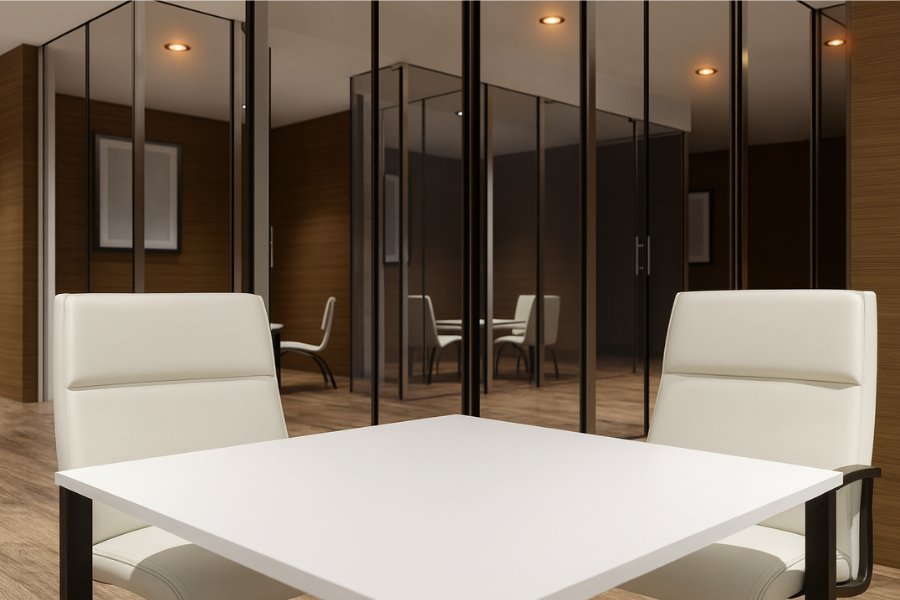 meeting rooms glass modular walls