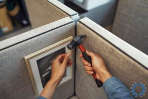 How to Hang Things on Cubicle Walls