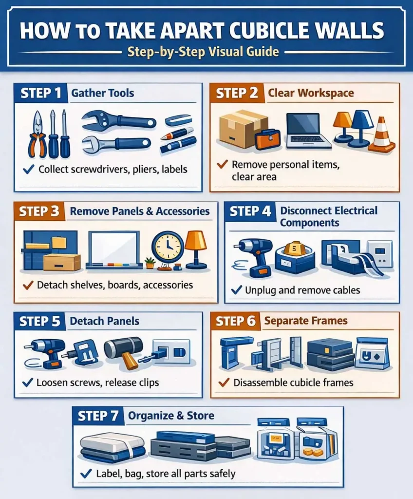 How to Take Apart Cubicle Walls-2026