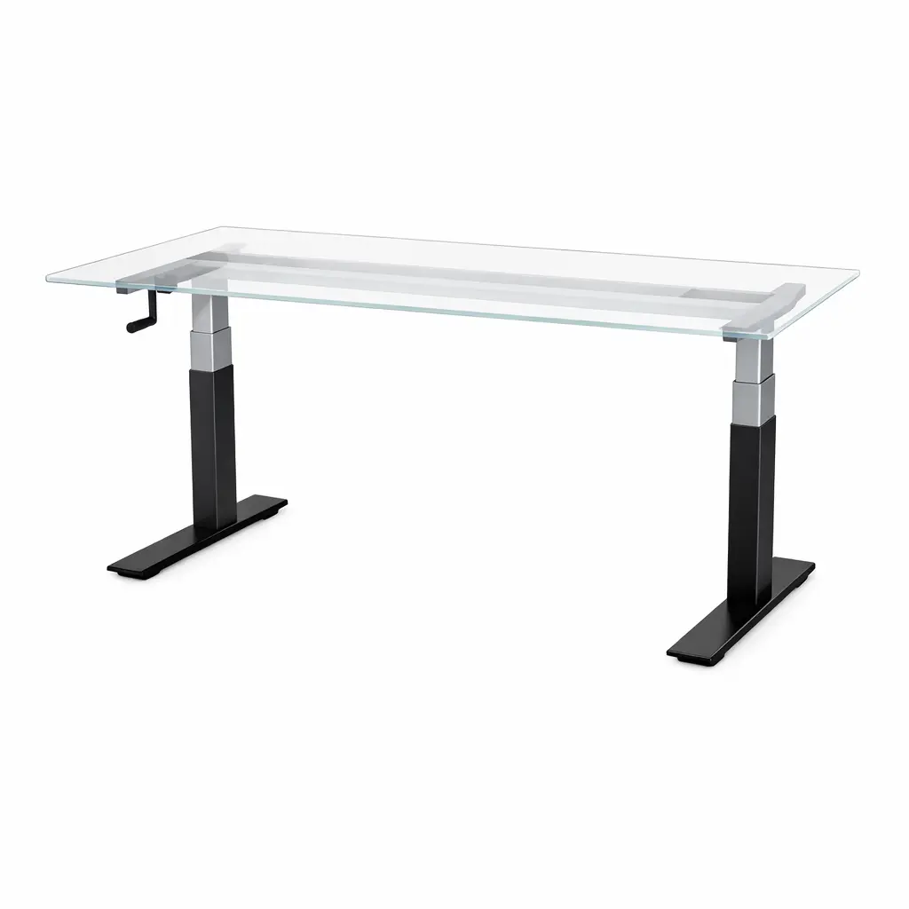 Crank Manual Height Adjustable Table Base