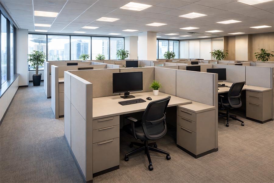 office cubicle