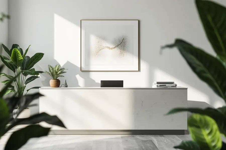 Office Furniture for Marketing Agencies-reception desk