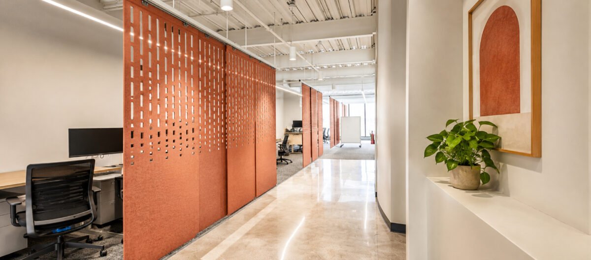 “In-Stock Cubicles — Ready to Deliver Immediately” – 72”Wide x 24”Deep x 54” High room view